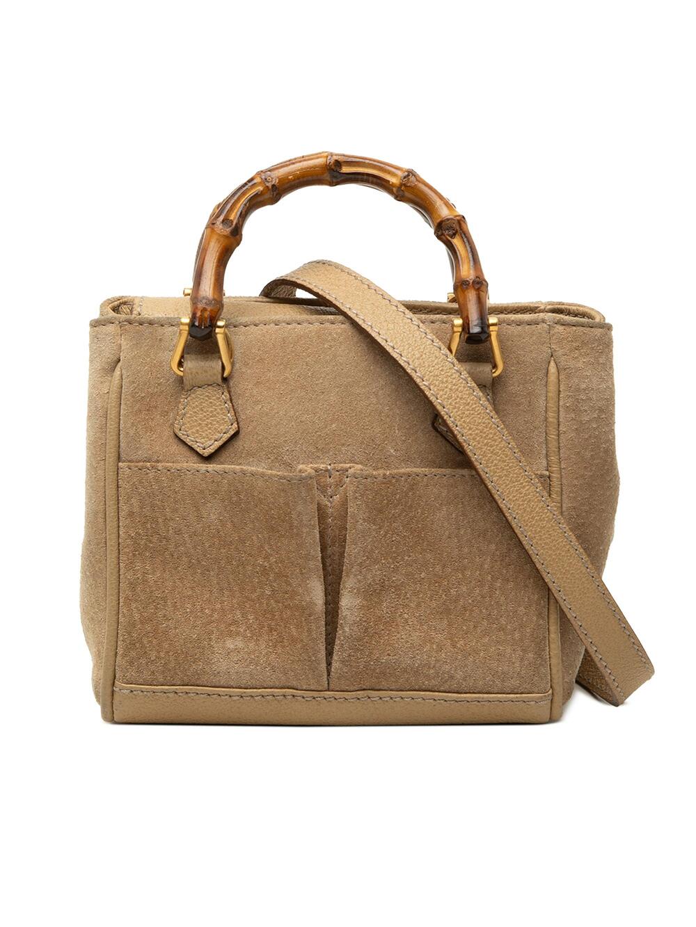 Gucci Bamboo Shopper Tote Leather Mini #368012G59B